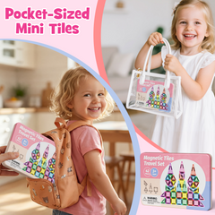 42PCS Candy Colors Magnetic Tiles Set S1105 image 2